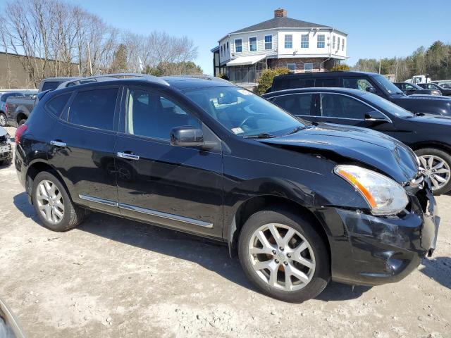 JN8AS5MVXBW283481 - 2011 NISSAN ROGUE S BLACK photo 4