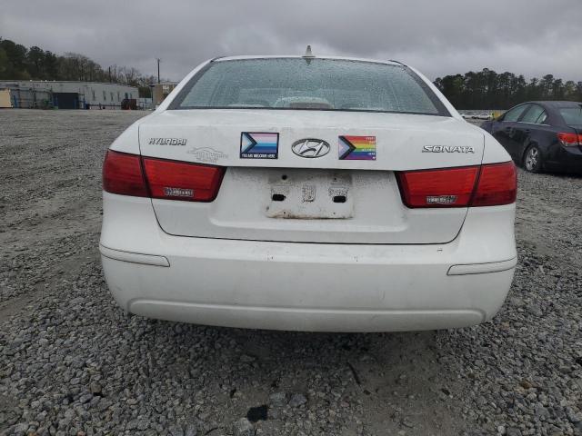 5NPET46C99H423634 - 2009 HYUNDAI SONATA GLS WHITE photo 6