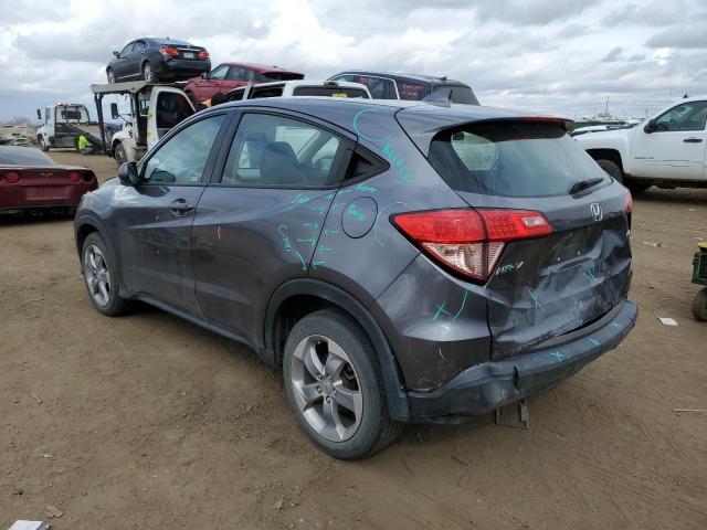 3CZRU6H32JM710670 - 2018 HONDA HR-V LX GRAY photo 2