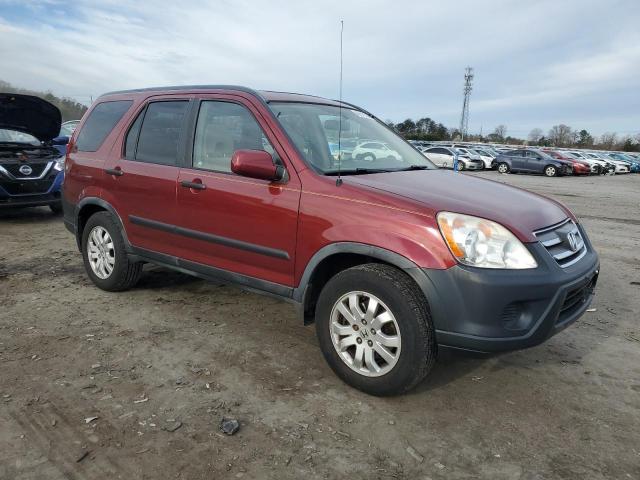 JHLRD78886C003687 - 2006 HONDA CR-V EX RED photo 4