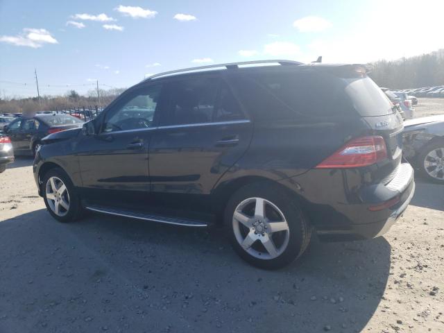 4JGDA5HB4FA578912 - 2015 MERCEDES-BENZ ML 350 4MATIC BLACK photo 2
