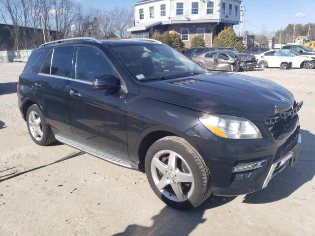 4JGDA5HB4FA578912 - 2015 MERCEDES-BENZ ML 350 4MATIC BLACK photo 4