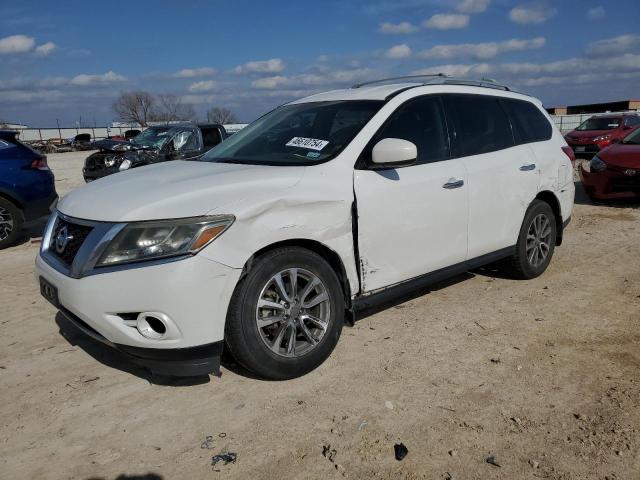 5N1AR2MN0DC674709 - 2013 NISSAN PATHFINDER S WHITE photo 1