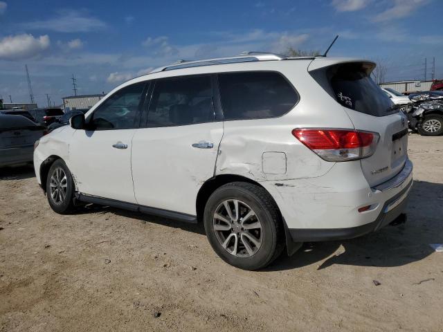 5N1AR2MN0DC674709 - 2013 NISSAN PATHFINDER S WHITE photo 2