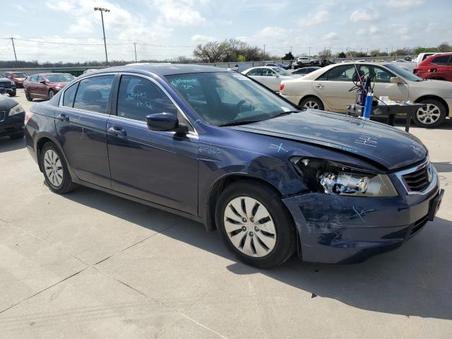 JHMCP26309C002332 - 2009 HONDA ACCORD LX BLUE photo 4