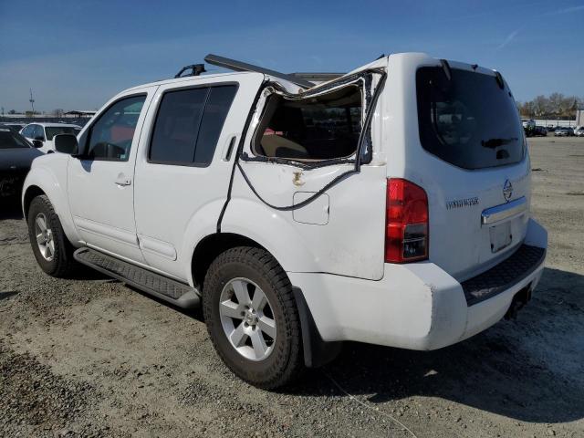 5N1AR1NB2CC622320 - 2012 NISSAN PATHFINDER S 白色 照片 2