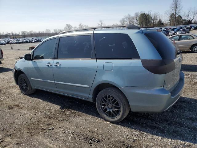 5TDBA23C66S075413 - 2006 TOYOTA SIENNA LE BLUE photo 2