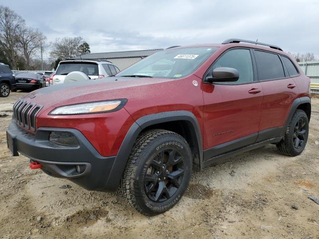 1C4PJMBSXGW124026 - 2016 JEEP CHEROKEE TRAILHAWK RED photo 1