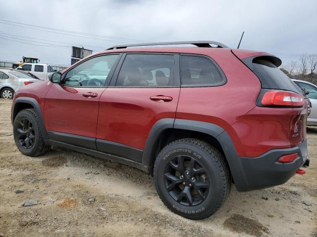 1C4PJMBSXGW124026 - 2016 JEEP CHEROKEE TRAILHAWK RED photo 2