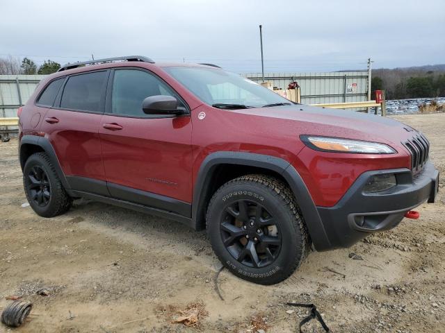 1C4PJMBSXGW124026 - 2016 JEEP CHEROKEE TRAILHAWK RED photo 4