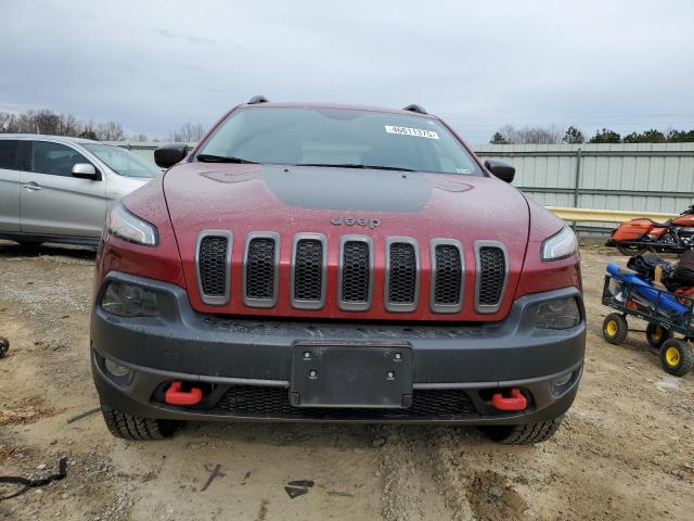1C4PJMBSXGW124026 - 2016 JEEP CHEROKEE TRAILHAWK RED photo 5