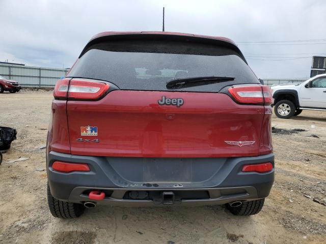 1C4PJMBSXGW124026 - 2016 JEEP CHEROKEE TRAILHAWK RED photo 6