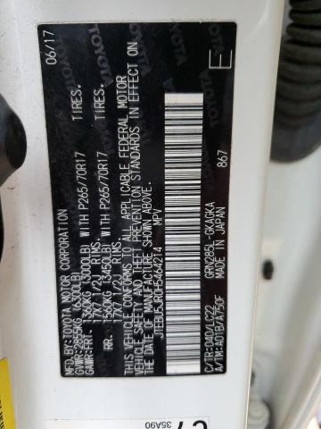 JTEBU5JR0H5464214 - 2017 TOYOTA 4RUNNER SR5/SR5 PREMIUM 白色 照片 13