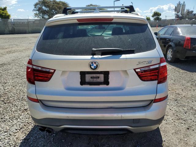 5UXWX9C56F0D49014 - 2015 BMW X3 XDRIVE28I SILVER photo 6