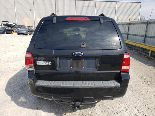 1FMCU03178KA90362 - 2008 FORD ESCAPE XLT BLACK photo 6