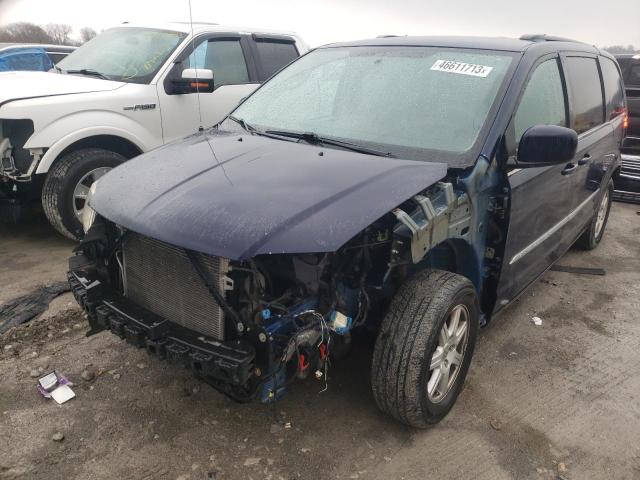 2C4RC1BG9CR340725 - 2012 CHRYSLER TOWN & COU TOURING BLUE photo 1