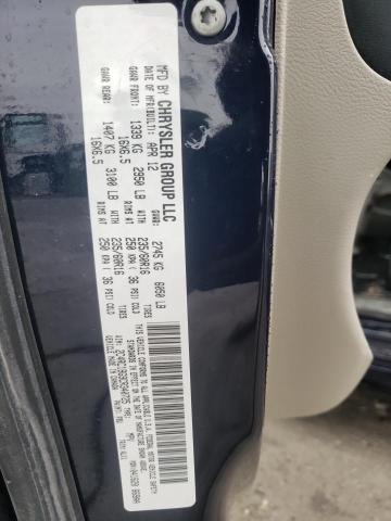 2C4RC1BG9CR340725 - 2012 CHRYSLER TOWN & COU TOURING BLUE photo 14