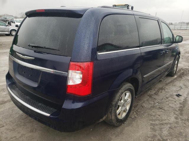 2C4RC1BG9CR340725 - 2012 CHRYSLER TOWN & COU TOURING BLUE photo 3