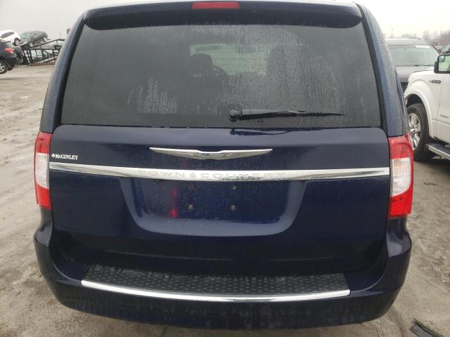 2C4RC1BG9CR340725 - 2012 CHRYSLER TOWN & COU TOURING BLUE photo 6