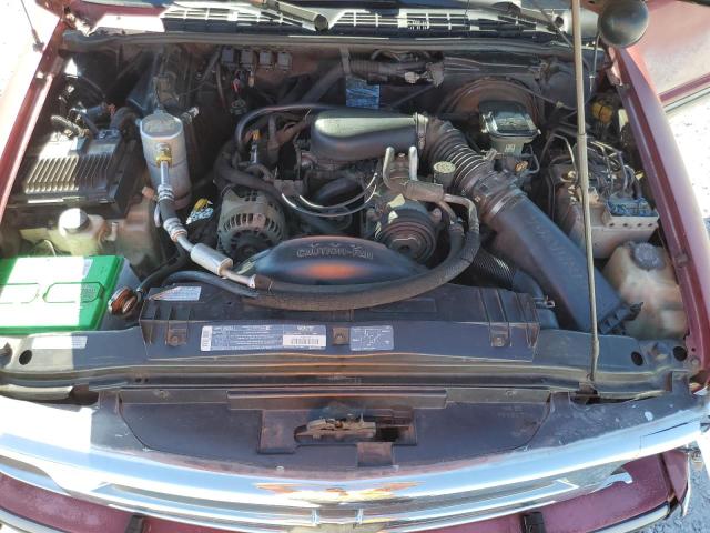 1GCCS19W0TK101066 - 1996 CHEVROLET S TRUCK S10 BURGUNDY photo 11