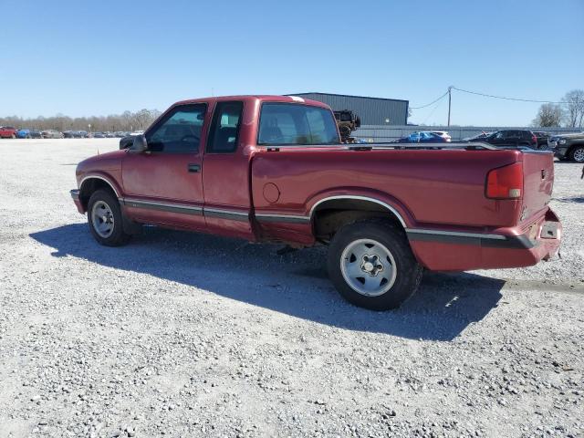 1GCCS19W0TK101066 - 1996 CHEVROLET S TRUCK S10 BURGUNDY photo 2