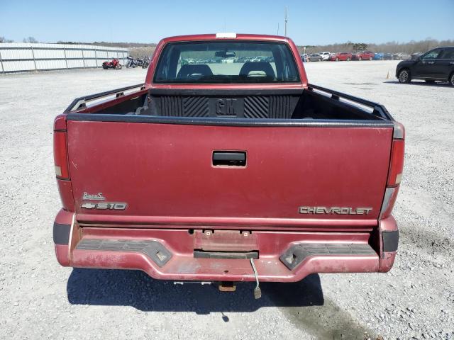 1GCCS19W0TK101066 - 1996 CHEVROLET S TRUCK S10 BURGUNDY photo 6