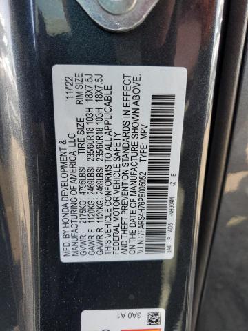 7FARS4H76PE005052 - 2023 HONDA CR-V EXL GRAY photo 13