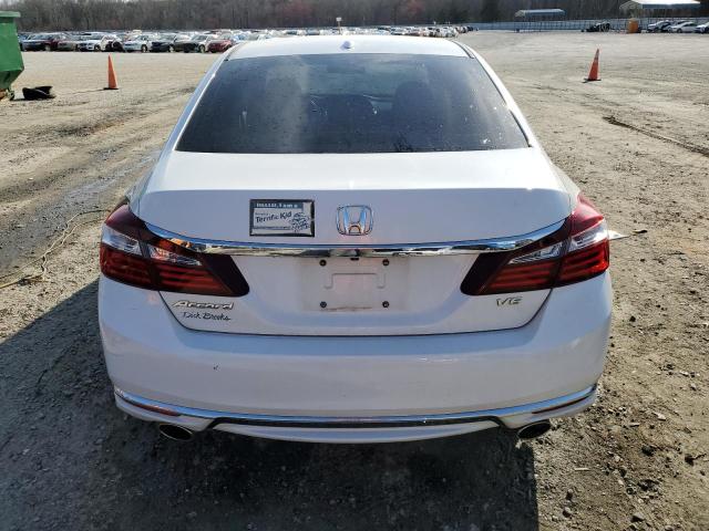 1HGCR3F04HA042657 - 2017 HONDA ACCORD EXL WHITE photo 6