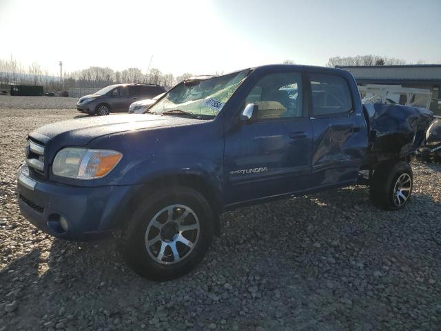 5TBDT44196S534678 - 2006 TOYOTA TUNDRA DOUBLE CAB SR5 BLUE photo 1