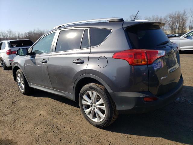 2T3DFREV5DW044019 - 2013 TOYOTA RAV4 LIMITED GRAY photo 2