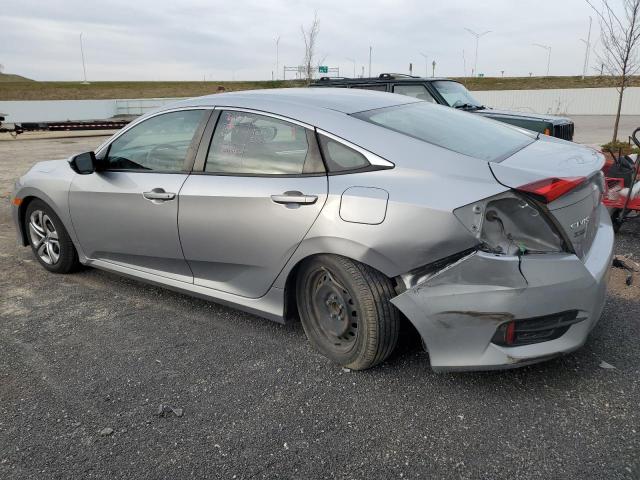 19XFC2F57HE056892 - 2017 HONDA CIVIC LX SILVER photo 2