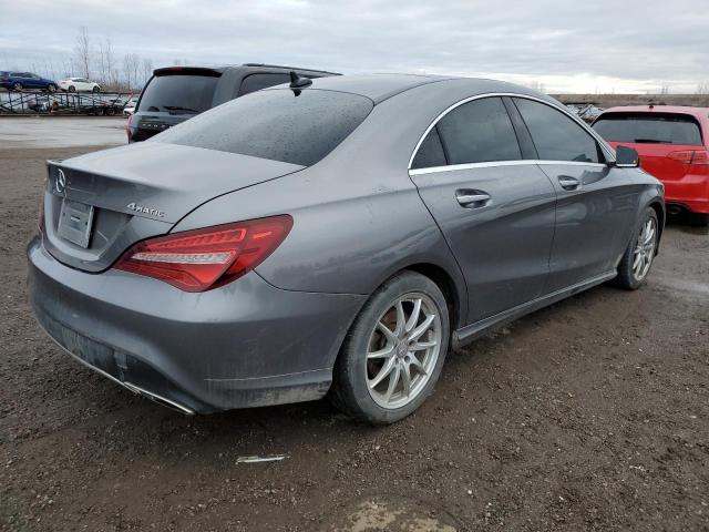 WDDSJ4GB3HN428637 - 2017 MERCEDES-BENZ CLA 250 4MATIC GRAY photo 3