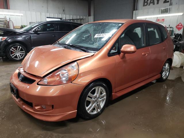 JHMGD38687S055483 - 2007 HONDA FIT S 橙色 照片 1