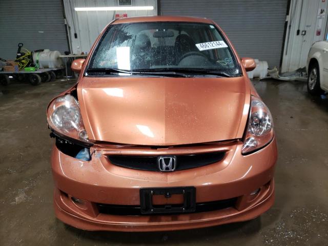 JHMGD38687S055483 - 2007 HONDA FIT S 橙色 照片 5