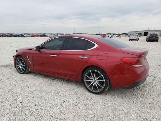 KMTG44LA1KU022651 - 2019 GENESIS G70 PRESTIGE RED photo 2