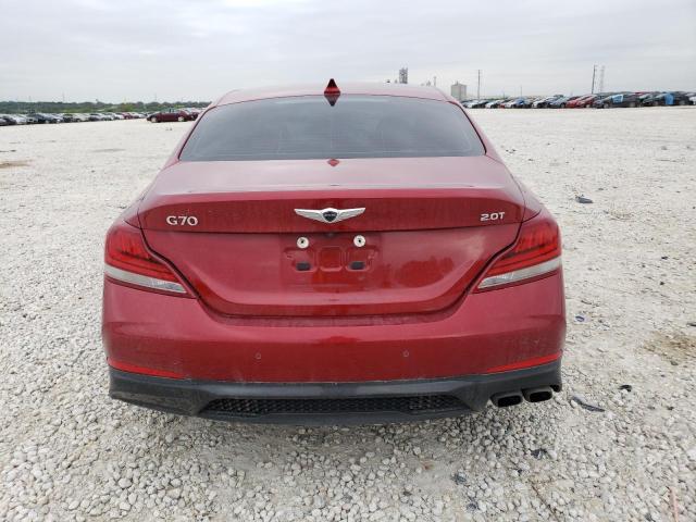 KMTG44LA1KU022651 - 2019 GENESIS G70 PRESTIGE RED photo 6