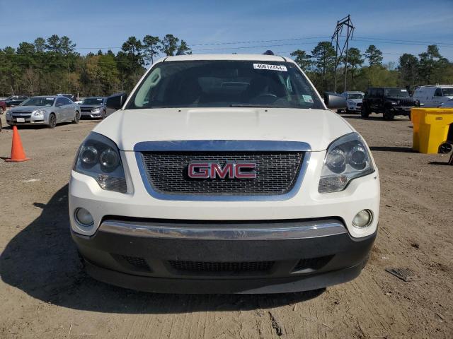 1GKLRLED9AJ164105 - 2010 GMC ACADIA SLE WHITE photo 5