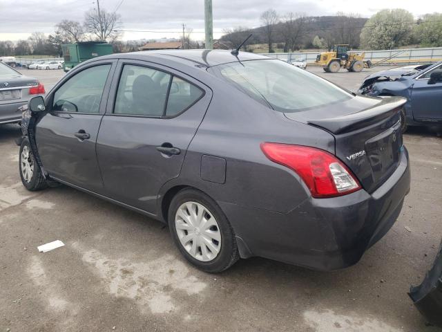 3N1CN7AP3FL912896 - 2015 NISSAN VERSA S GRAY photo 2