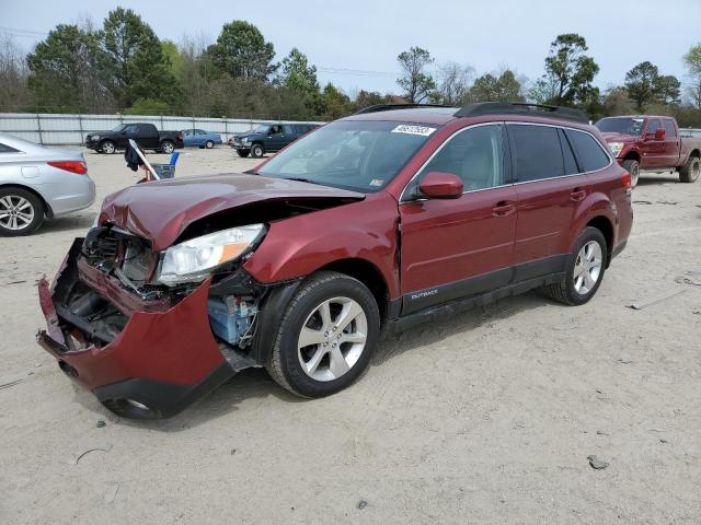 4S4BRBLC6E3292819 - 2014 SUBARU OUTBACK 2.5I LIMITED RED photo 1