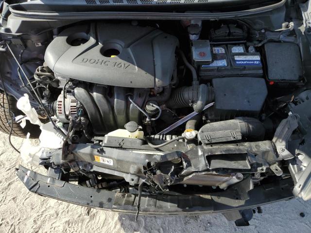 5NPDH4AE2EH499468 - 2014 HYUNDAI ELANTRA SE GRAY photo 11