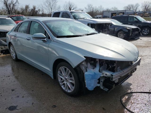 3LN6L2LU2ER805769 - 2014 LINCOLN MKZ HYBRID TURQUOISE photo 4