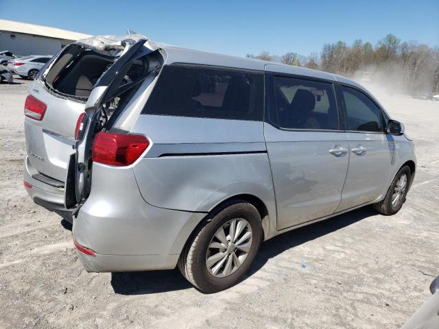 KNDMA5C1XH6255845 - 2017 KIA SEDONA L SILVER photo 3