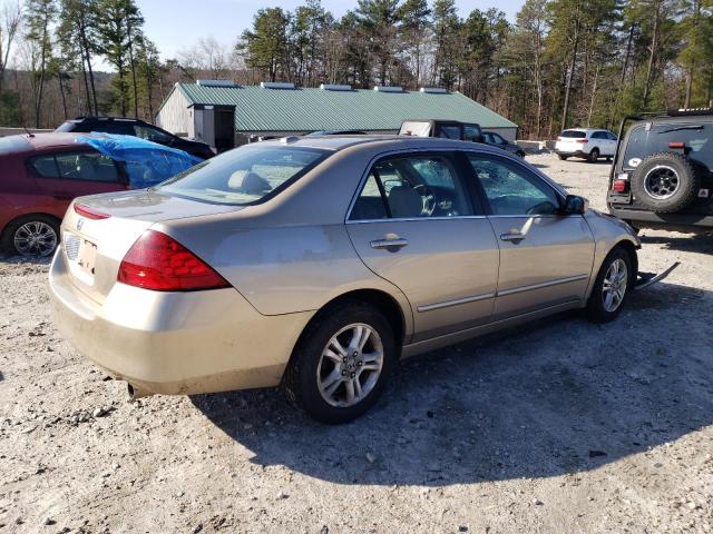 1HGCM56826A093605 - 2006 HONDA ACCORD EX GOLD photo 3