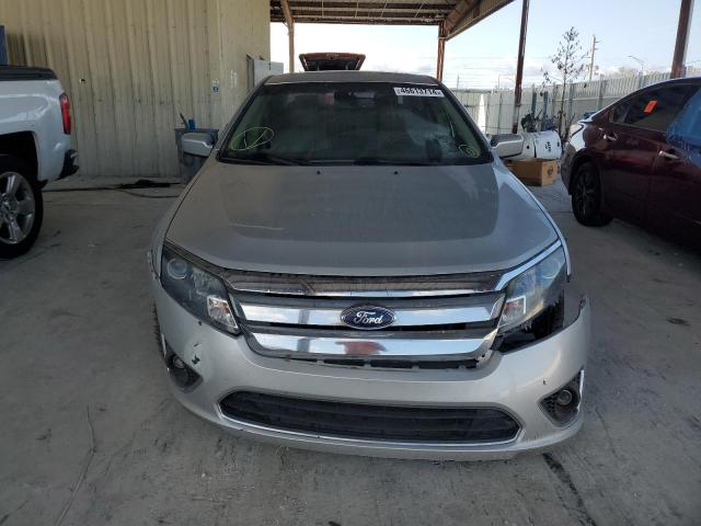 3FAHP0JA6CR184599 - 2012 FORD FUSION SEL SILVER photo 5