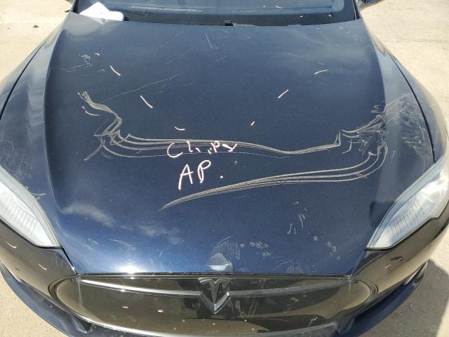 5YJSA1H25EFP65568 - 2014 TESLA MODEL S BLUE photo 11