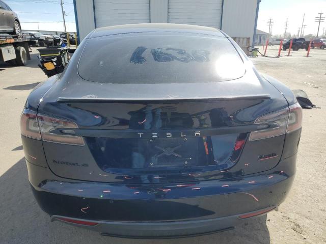 5YJSA1H25EFP65568 - 2014 TESLA MODEL S BLUE photo 6
