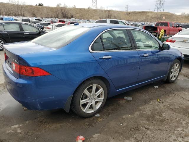 JH4CL96865C005651 - 2005 ACURA TSX BLUE photo 3