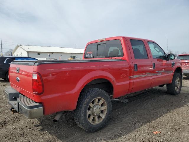 1FTSW21548EB53671 - 2008 FORD F250 SUPER DUTY RED photo 3