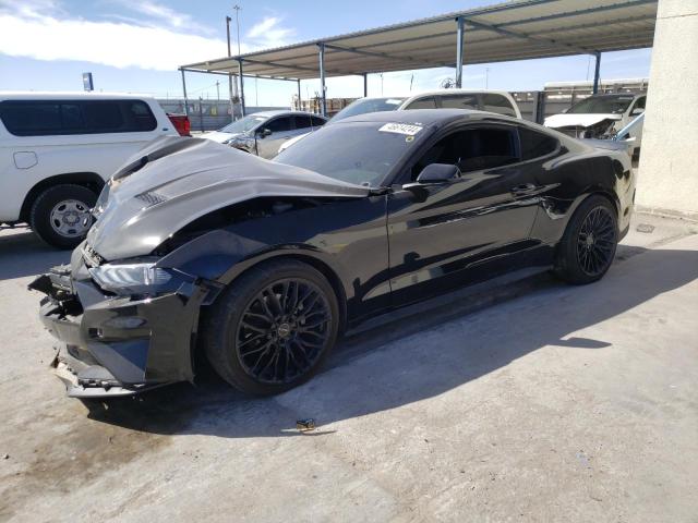 1FA6P8TH0K5130474 - 2019 FORD MUSTANG BLACK photo 1