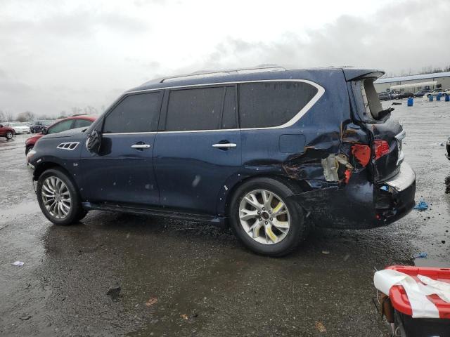 JN8AZ2NC8H9431707 - 2017 INFINITI QX80 BASE BLUE photo 2